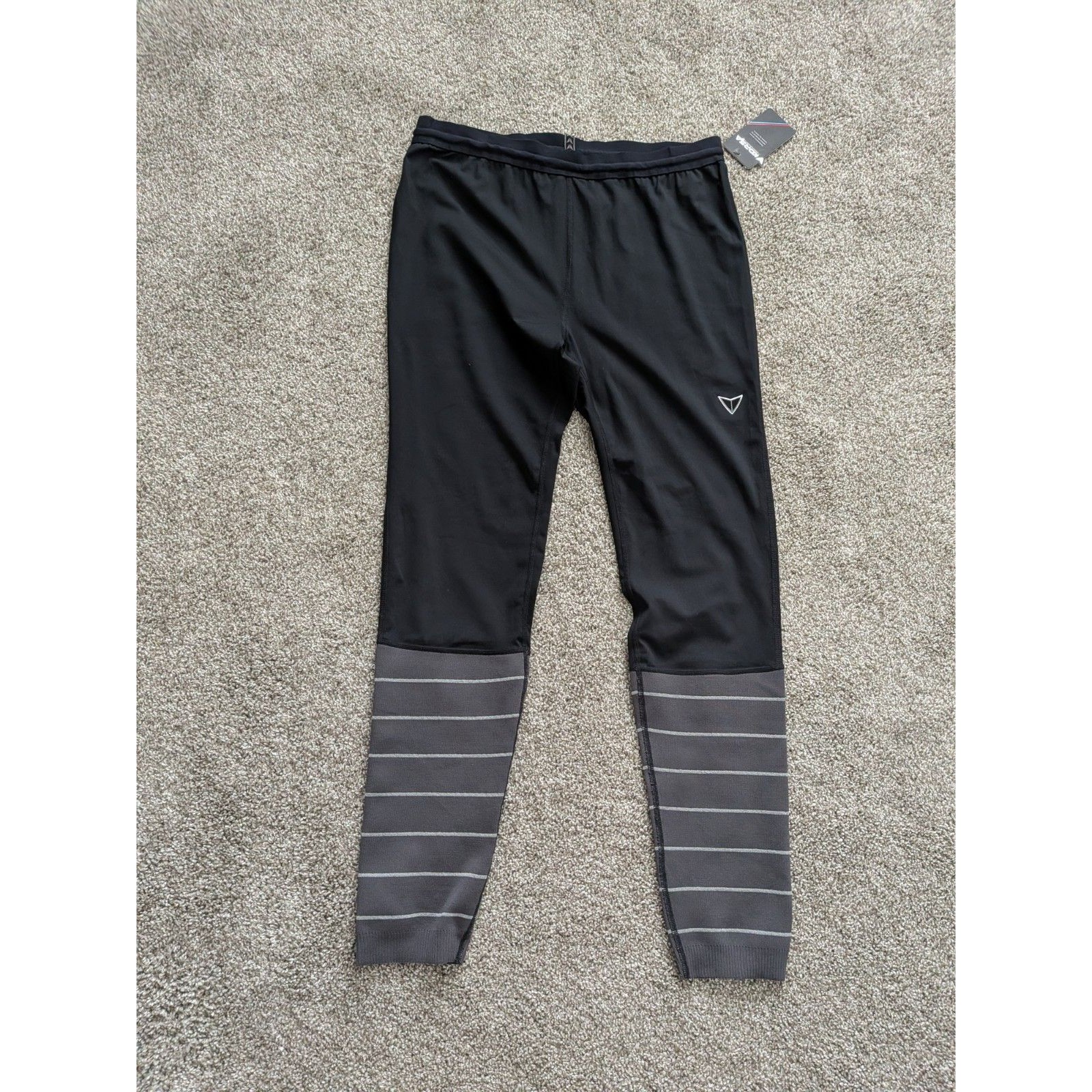 Korsa Fuse Base Layer Tights Compression Panels Internal Drawstring Xl Black